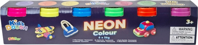 Pasta modellabile neon – set da 6 colori