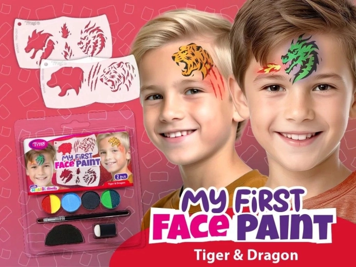 My First FacePaint pittura del viso tigre e drago