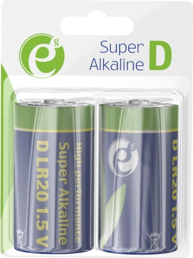 Batterie alcaline D LR20 1,5 V, 2 pz