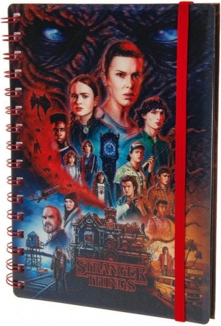 Blocco ad anelli Stranger Things 4 effetto 3D
