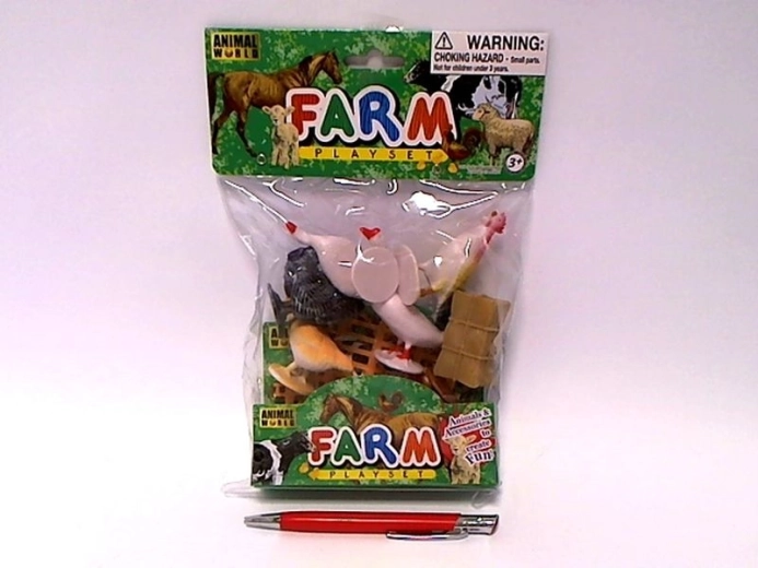 Animali domestici – set di miniature di uccelli da fattoria (10 pz)