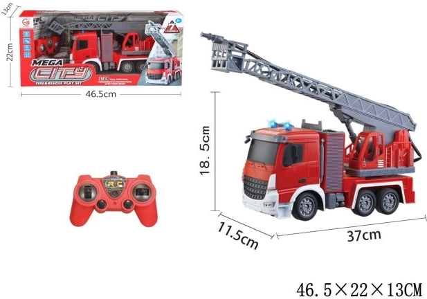 Camion dei pompieri radiocomandato con caricabatterie