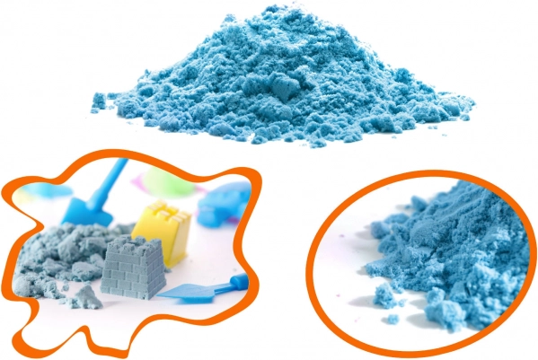 Sabbia cinetica magica per bambini 1 kg – Blu