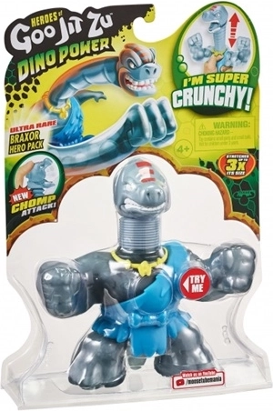 Heroes of Goo Jit Zu Dino Power action figure Braxor super crunchy
