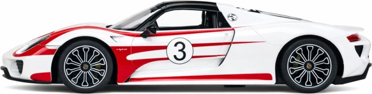 Dettagli realistici della Porsche 918 Spyder Weissach