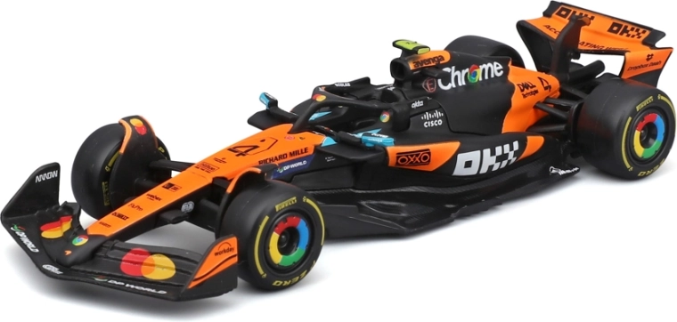 Bburago McLaren F1 MCL39 (2025) Lando Norris #4 – modello di Formula 1 1:43