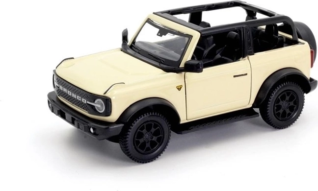 RMZ Ford Bronco Badlands con cabina aperta, color avorio