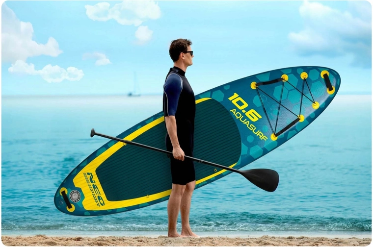 Pad EVA antiscivolo e trasporto facile