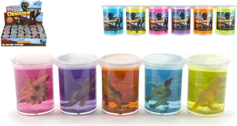 Melma con dinosauro 80 g - 1 pezzo