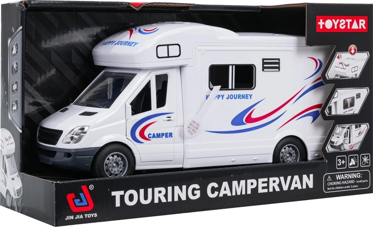 Camper bianco interattivo con luci e suoni