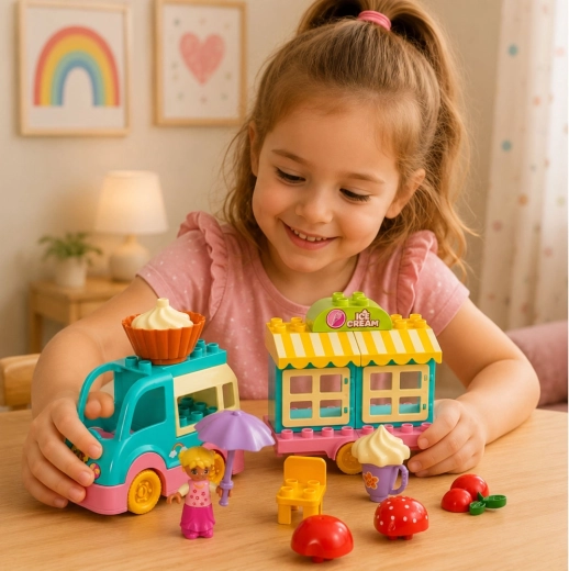 Chiosco, personaggio e dolci accessori per il gioco di ruolo
