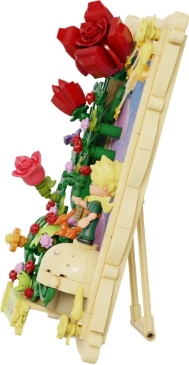 Scena 3D decorativa con supporto