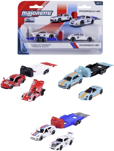 Majorette Porsche con rimorchio - 1 pezzo