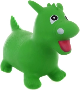 Hopsadlo drago – saltatore gonfiabile verde per bambini