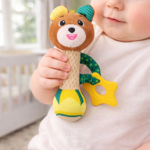 Suoni delicati che calmano e incuriosiscono il bebè