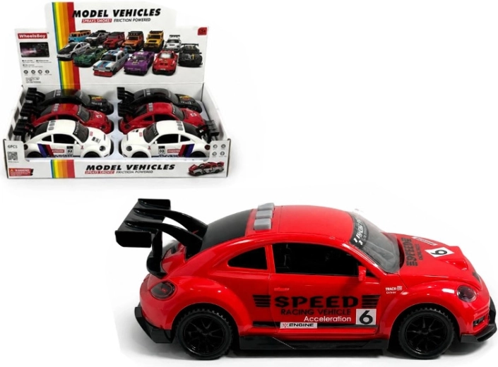 Auto sportiva a frizione con luci ed effetto fumo