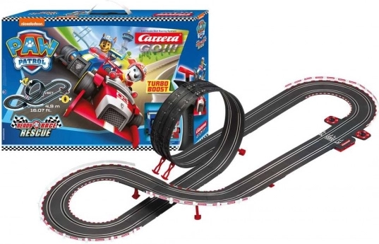 pista elettrica Carrera GO Paw Patrol 4,9 m con loop e contagiri