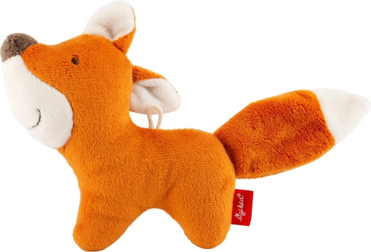 Sigikid peluche sonaglio a forma di volpe per neonati