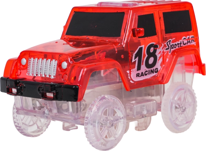 La macchinina LED brilla al buio