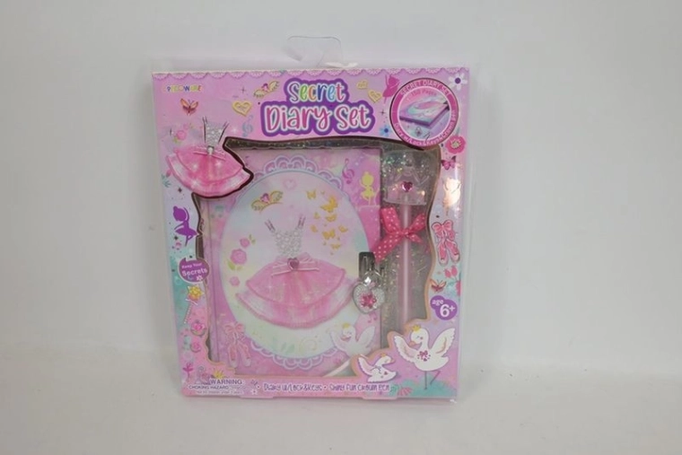 Diario per bambini Pecoware con lucchetto e penna in confezione regalo