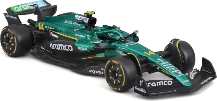 Dettagli realistici della monoposto di F1