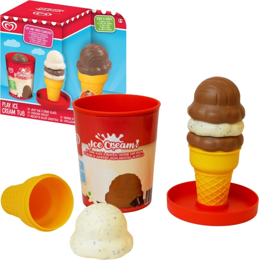 Set da gioco Casdon Algida – gelato in coppetta (vaniglia e cioccolato)