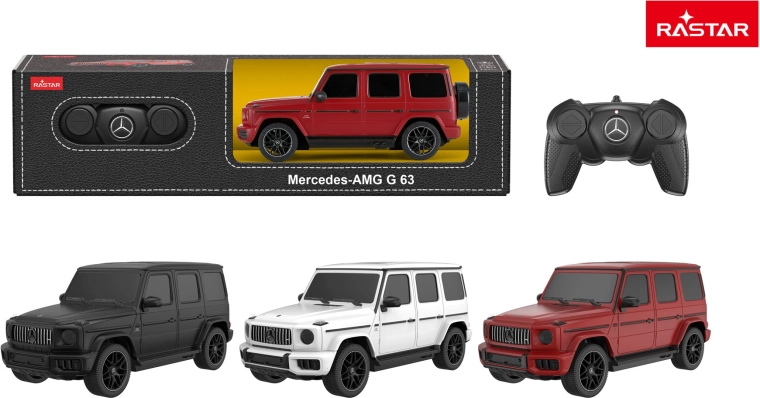 Auto RC Rastar Mercedes AMG G63 1:24 nero - 1 pezzo