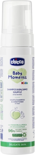 Chicco shampoo e balsamo in soufflé per capelli Baby Moments Kids 150 ml