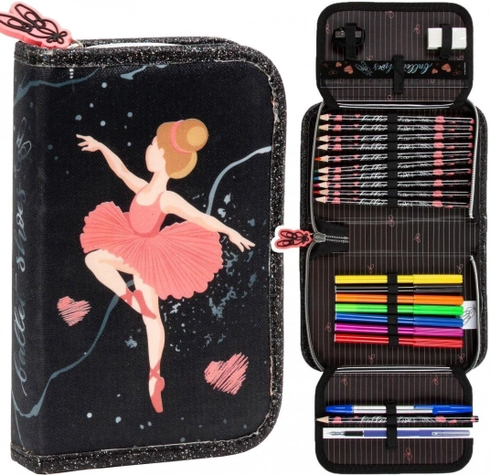 Astuccio scolastico completo Ballerina - 1 pezzo