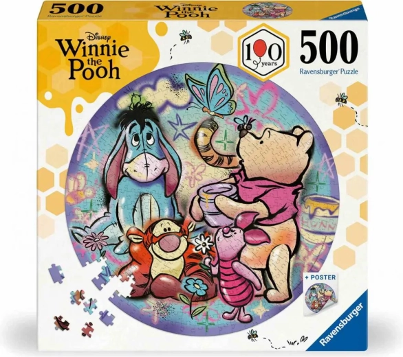 Puzzle rotondo Ravensburger Winnie the Pooh 500 pezzi