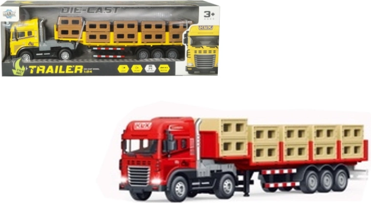 Camion in metallo con luci e suoni