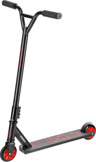 Monopattino freestyle NILS Extreme nero-rosso