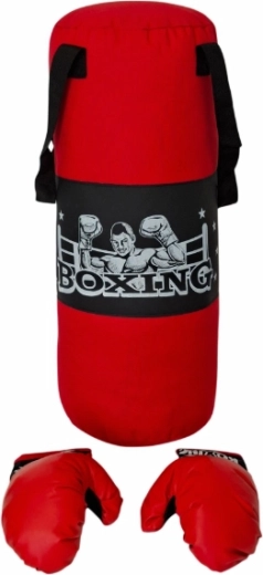Sacco da boxe per bambini con guantoni