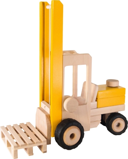 Carrello elevatore in legno