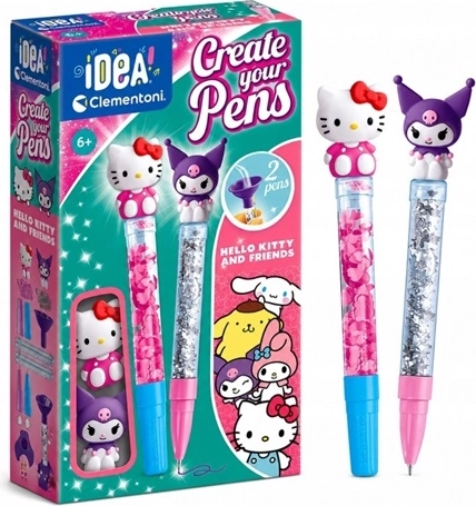 Clementoni Idea Mini fabbrica di penne a sfera Hello Kitty e amici