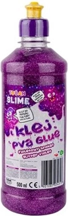 Colla PVA Tuban con glitter 500 ml viola