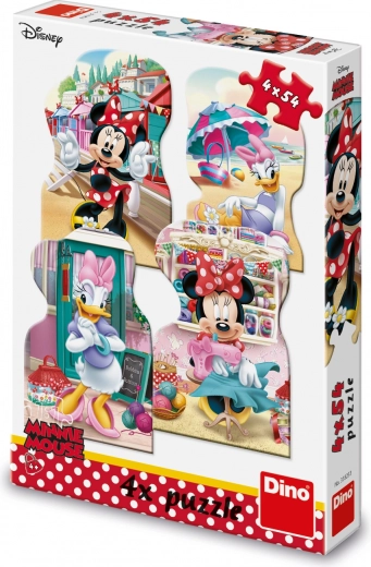 Puzzle Minnie e Daisy Estate 4x54 pezzi