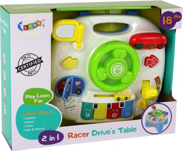 Tavolino e pannello da gioco 2 in 1