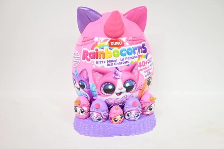 ZURU Rainbocorns Eggzania Kitty Mania ovetto sorpresa medio - 1 pezzo