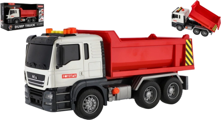 Camion ribaltabile con luci e suoni
