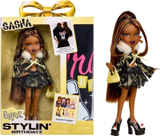Bambola Bratz Stylin’ Birthdayz Sasha