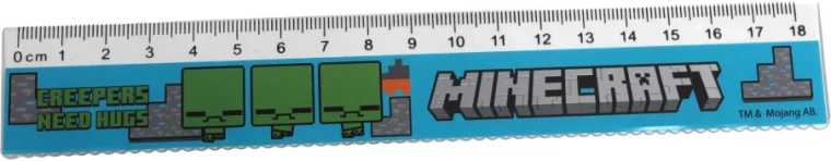 Righello con motivo Minecraft
