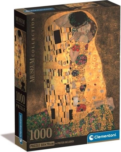 Puzzle 1000 pezzi Compact Museum Il Bacio