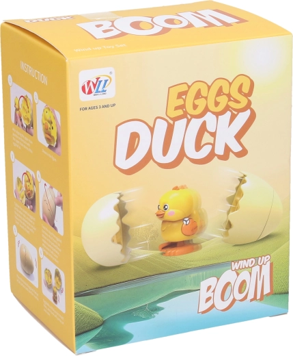Pulcino a molla nell'uovo 9,5 cm