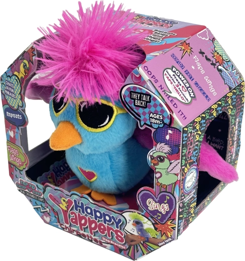 Steppos Happy Yappers Bella – uccellino di peluche interattivo
