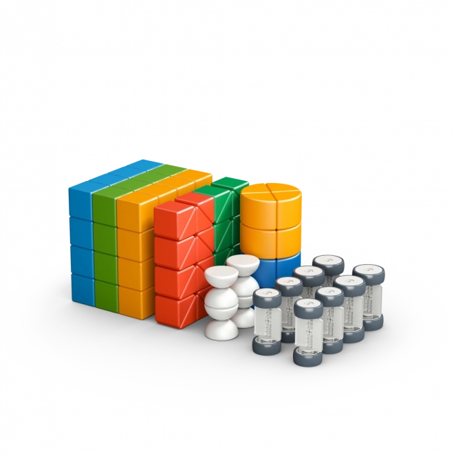 Geomag Magicube Shapes – set di costruzione 128 pezzi