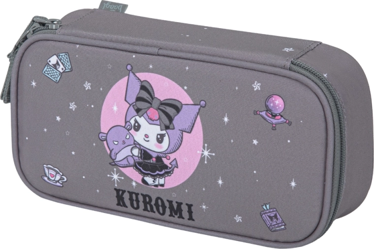 Baagl astuccio scolastico a bustina Kuromi grigio