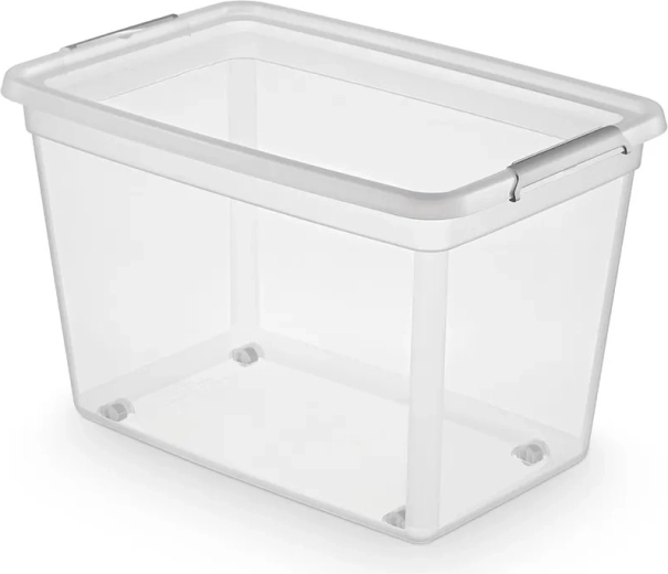Box contenitore Basestore su ruote con coperchio 60 l