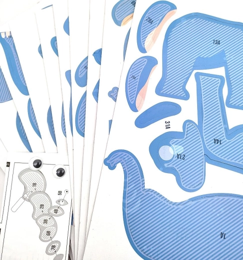 Assemblaggio semplice grazie alle parti numerate