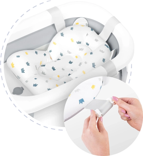 Fissaggio sicuro con cinghie regolabili